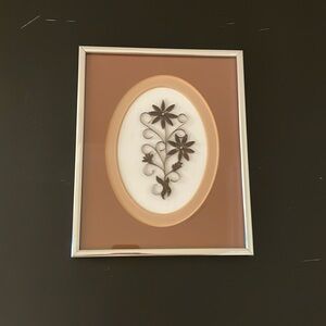 Hand-created quilling picture